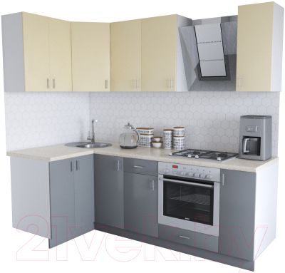 

Готовая кухня Хоум Лайн, Кристалл Люкс 1.2x2.3