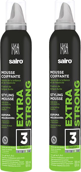 Мусс для укладки волос Sairo Extra-Strong Styling Mousse Сильной фиксации (2x300мл)