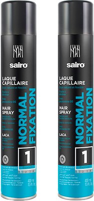 Лак для укладки волос Sairo Normal Fixation Hair Spray (2x400мл) - 