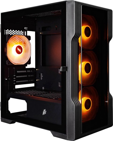 Корпус для компьютера 1stPlayer Trilobite T3-G ARGB / T3-G-BK-4F2(AP)