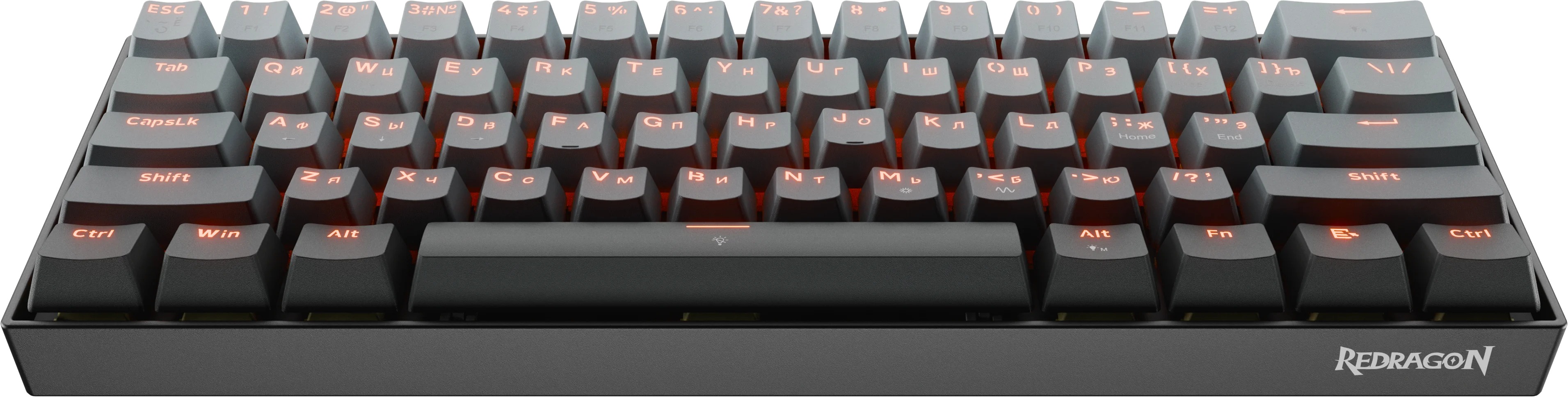 Клавиатура Redragon Fizz RT RGB / 72300 (серый) — фото 2
