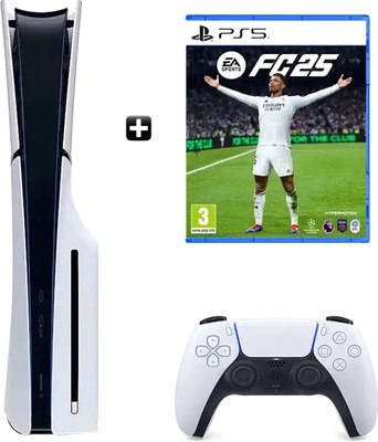 Игровая приставка Sony PlayStation 5 Slim CFI-2016A + Игра EA Sports FC25 - 
