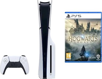 Игровая приставка Sony PlayStation 5 Slim CFI-2016A + Игра Hogwarts Legacy - 