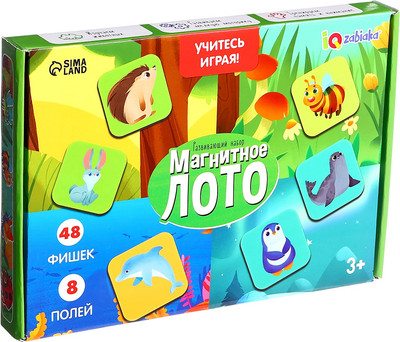 

Развивающая игра, IQ Магнитное лото / 10697363