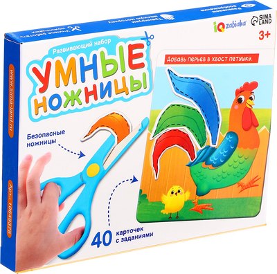 

Развивающий игровой набор, IQ Умные ножницы / 10649378