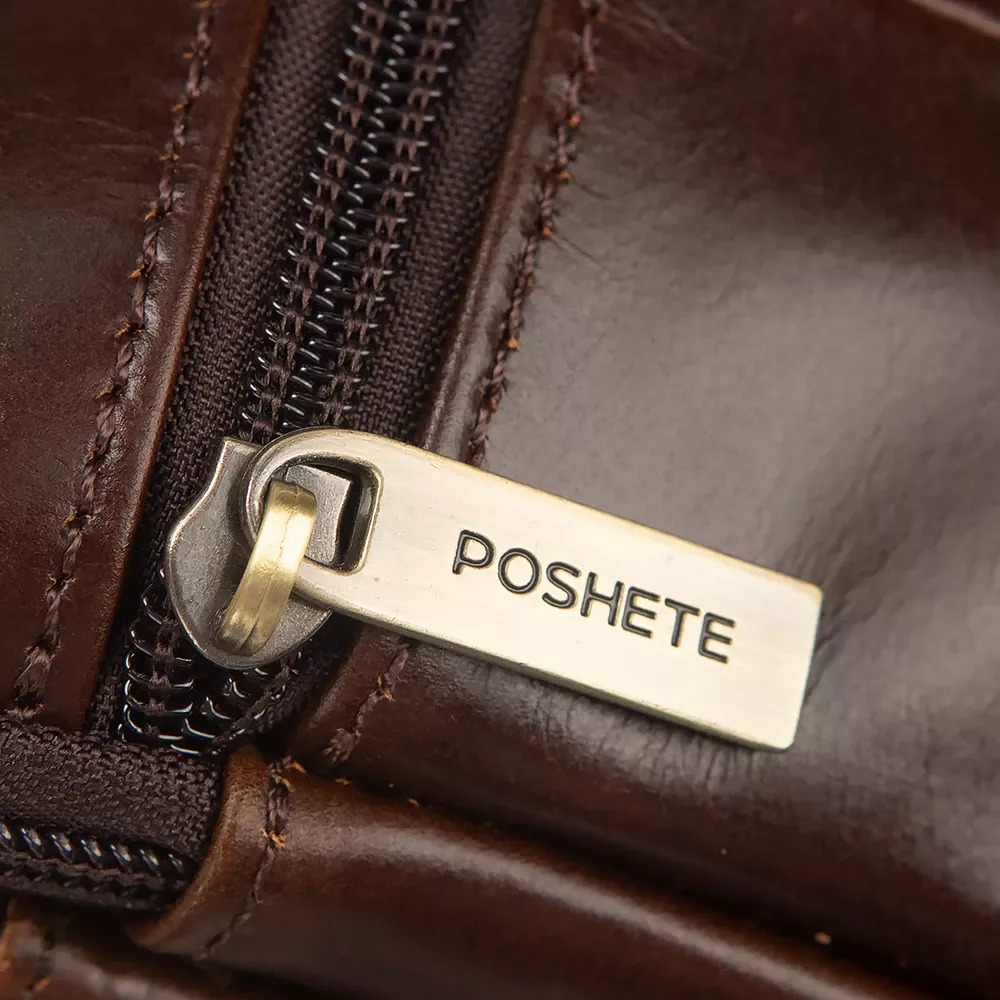 Сумка Poshete 196-9148-64-DBW (темно-коричневый) — фото 4