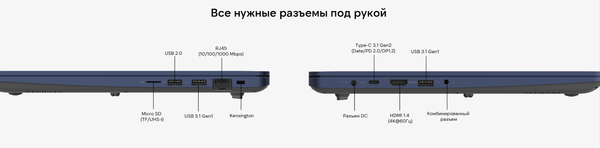 Ноутбук Maibenben M645 (M6451SP0LURE0)