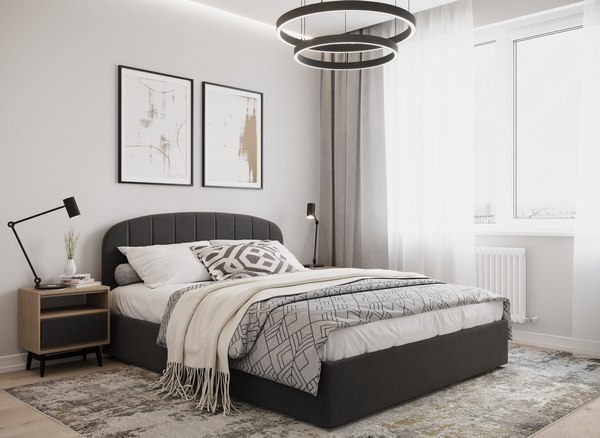 Купить Двуспальная кровать Moon Family 1262 / MF012260 в Витебске