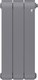 Радиатор биметаллический Royal Thermo Infinity 500 Silver Satin (3 секции) - 