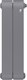 Радиатор биметаллический Royal Thermo Infinity 500 Silver Satin (2 секции) - 