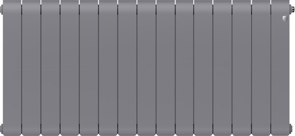 Радиатор биметаллический Royal Thermo Infinity 500 Silver Satin (15 секций)