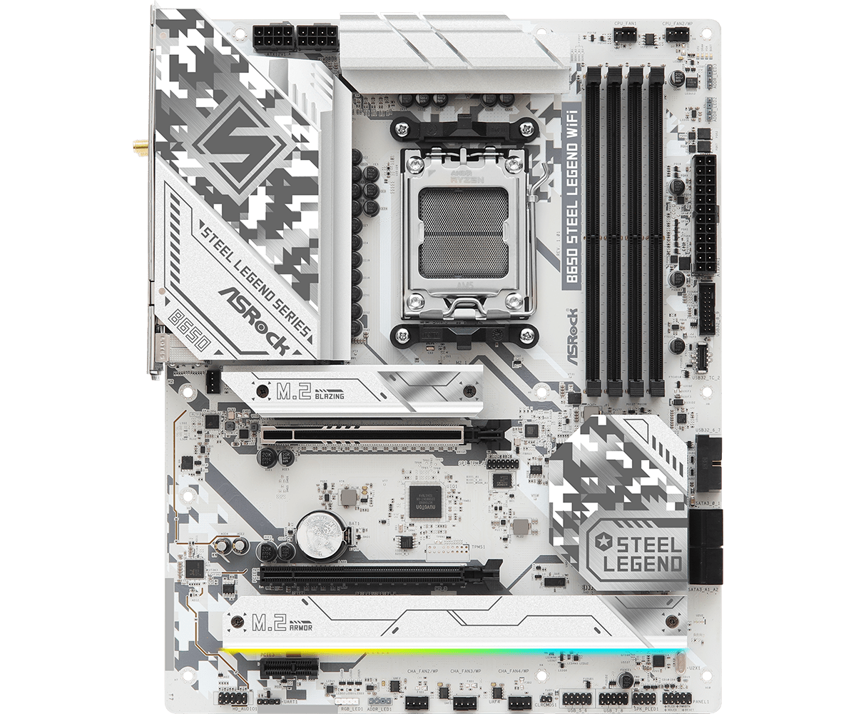 Материнская плата AsRock B650 Steel Legend WiFi — фото 4