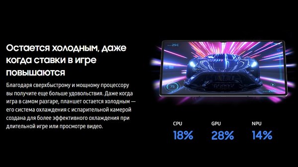 Планшет Samsung Galaxy Tab S10+ 5G 12GB/512GB / SM-X826BZAPCAU (графит)