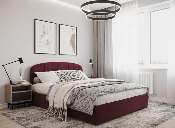 Купить Двуспальная кровать Moon Family 1262 / MF012433 в Слуцке
