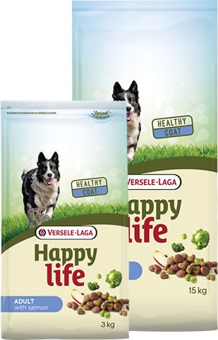 Сухой корм для собак Happy Life Для взрослых собак, лосось / 78000695