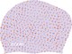 Шапочка для плавания Atemi long hair cap Point violet flower / TLH1PVF - 