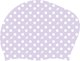 Шапочка для плавания Atemi long hair cap Point violet / TLH1PV - 