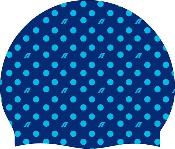 Шапочка для плавания Atemi Silicone cap Point blue / TSC1PBE