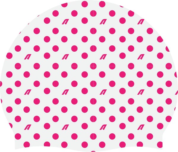 Шапочка для плавания Atemi Silicone cap Point white / TSC1PW