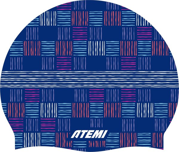 Шапочка для плавания Atemi Silicone cap Сhess field / TSC1CF