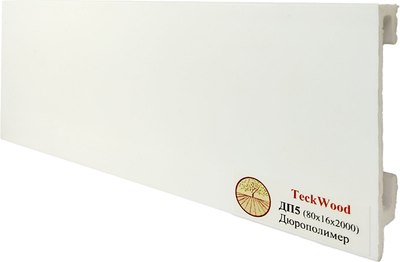 

Плинтус, Полимер ультравысокой плотности ДП5 80x16x2000