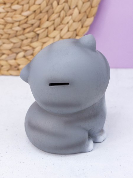 Копилка ILikeGift Cat / BB1082-1-4 (серый)