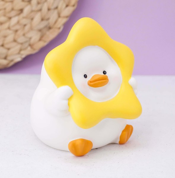 Копилка ILikeGift Duck Star / 2104-3B (белый)