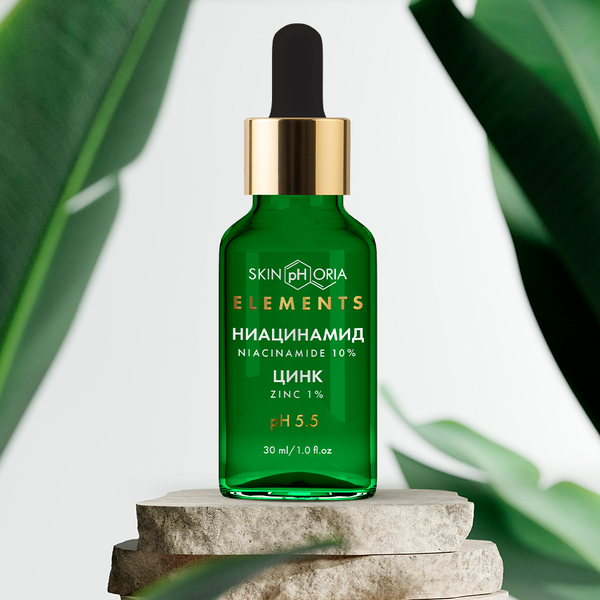 Сыворотка для лица SkinpHoria Elements Niacinamide Zinc (30мл)