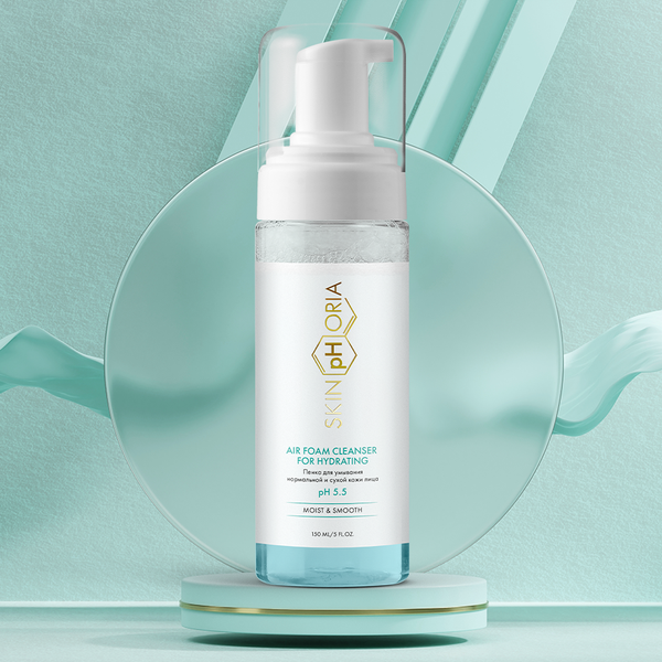 Пенка для умывания SkinpHoria Moist & Smooth Air Foam Cleanser for hydrating (150мл)