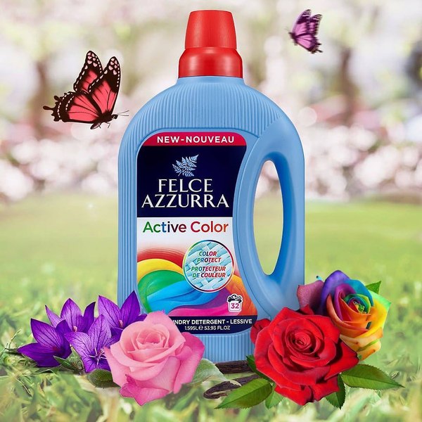 Гель для стирки FELCE AZZURRA Active Color (1.595л)