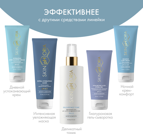 Гель для умывания SkinpHoria Moist & Smooth Gentle Foaming Cleanser (150мл)