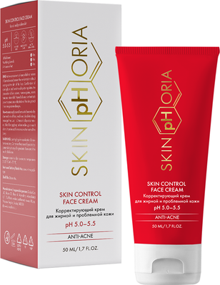 Крем для лица SkinpHoria Anti-Acne Skin control Корректирующий (50мл) - 