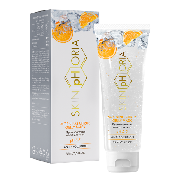 Маска для лица гелевая SkinpHoria Anti-Pollution Morning Citrus Gelly (75мл)