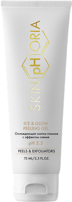 Гоммаж для лица SkinpHoria Peels & Exfoliators Ice & Glow Peeling Gel (75мл) -