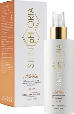 

Тонер для лица, Peels & Exfoliators AHA ViTa Bright