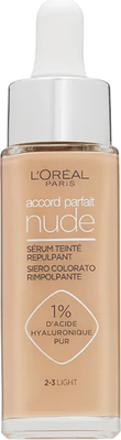 Тональная сыворотка L'Oreal Paris Accord Parfait гиалуроновая Тон 2-3 (30мл) - 