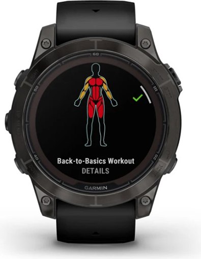 Умные часы Garmin Fenix 7 Pro Sapphire Solar 47mm / 010-02777-11 (карбоново-серый титан/черный)