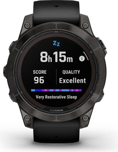 Умные часы Garmin Fenix 7 Pro Sapphire Solar 47mm / 010-02777-11 (карбоново-серый титан/черный)