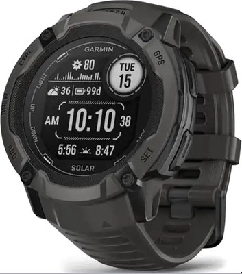 Умные часы Garmin Instinct 2X Solar 50mm / 010-02805-00 (графит) - 