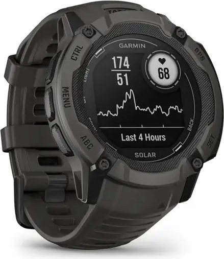 Умные часы Garmin Instinct 2X Solar 50mm / 010-02805-00 (графит)