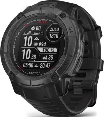 Умные часы Garmin Instinct 2X Solar Tactical 50mm / 010-02805-03 (черный) - 