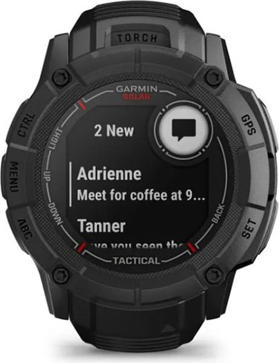 Умные часы Garmin Instinct 2X Solar Tactical 50mm / 010-02805-03 (черный)