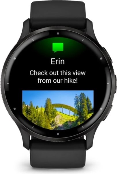 Умные часы Garmin Venu 3 45mm / 010-02784-01 (черный, силиконовый ремешок)