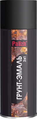 Грунт-эмаль Palizh По ржавчине (400мл, белый) - 