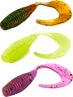Мягкая приманка Lucky John Pro Series Micro Grub / 140159-MIX1 (90шт) - 