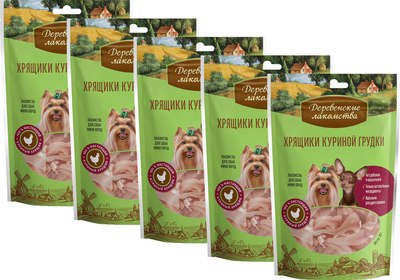 

Набор лакомств для собак, Хрящики куриной грудки