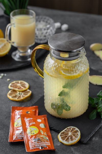 Чайный напиток Meal Time Имбирь-лимон (12x50г)