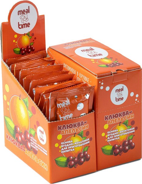 Чайный напиток Meal Time Клюква с апельсином (12x50г)