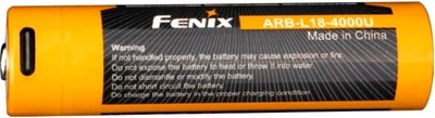 Аккумулятор Fenix Light 18650 / ARB-L18-4000U - 