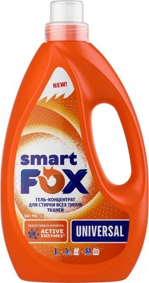 Гель для стирки Smart FOX Universal / 190005 (1л) - 